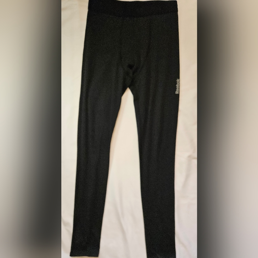 Reebok Mens Black Compression Speedwick Workout Tights Size Large - Picture 2 of 15
